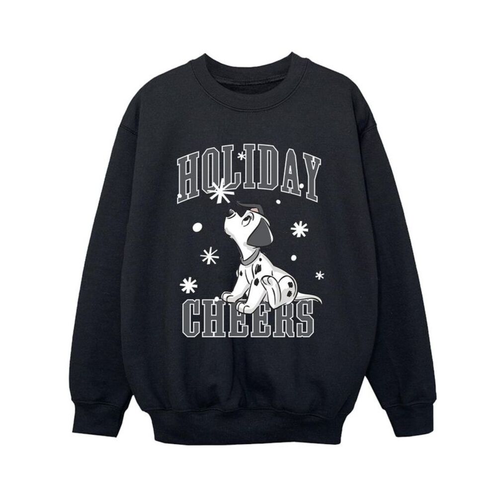 101 Dalmatians Boys Holiday Cheer Sweatshirt / Black